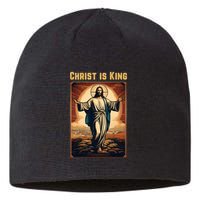 Christ is King Christian Easter Politically Incorrect Sustainable Beanie
