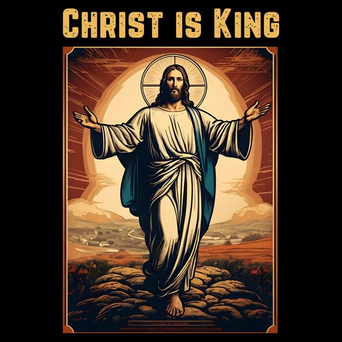 Christ is King Christian Easter Politically Incorrect Short Acrylic Beanie
