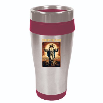 Christ is King Christian Easter Politically Incorrect 16oz Travel Tumbler