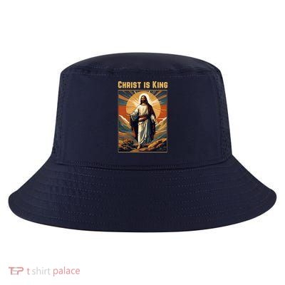 Christ is King Christian Easter Politically Incorrect Cool Comfort Performance Bucket Hat