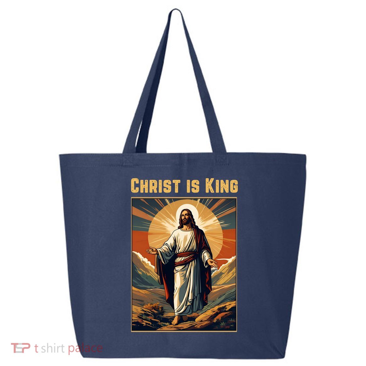 Christ is King Christian Easter Politically Incorrect 25L Jumbo Tote