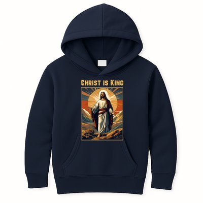 Christ is King Christian Easter Politically Incorrect Kids Hoodie