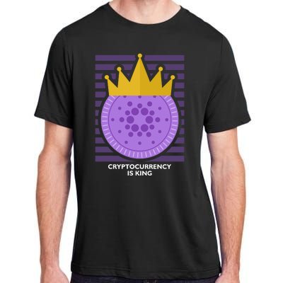 Cryptocurrency Is King Adult ChromaSoft Performance T-Shirt