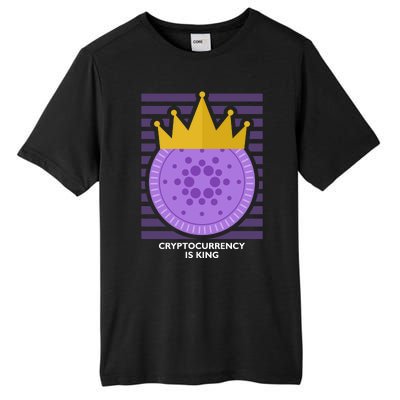 Cryptocurrency Is King Tall Fusion ChromaSoft Performance T-Shirt