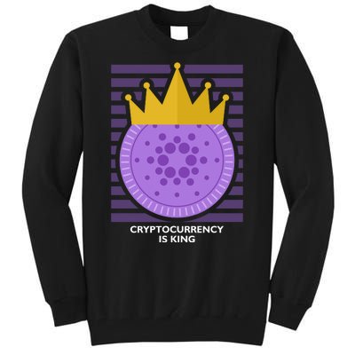 Cryptocurrency Is King Tall Sweatshirt