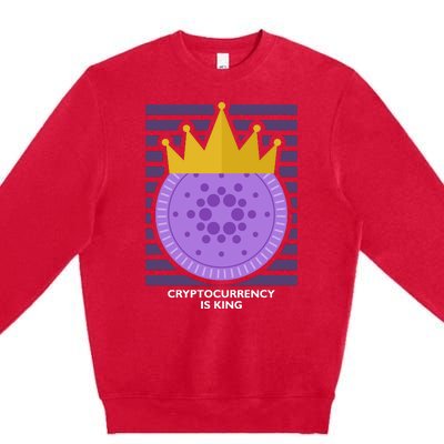 Cryptocurrency Is King Premium Crewneck Sweatshirt