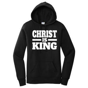 Christ Is King Jesus Is King Christian Faith Women's Pullover Hoodie