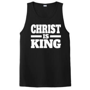 Christ Is King Jesus Is King Christian Faith PosiCharge Competitor Tank