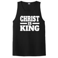 Christ Is King Jesus Is King Christian Faith PosiCharge Competitor Tank