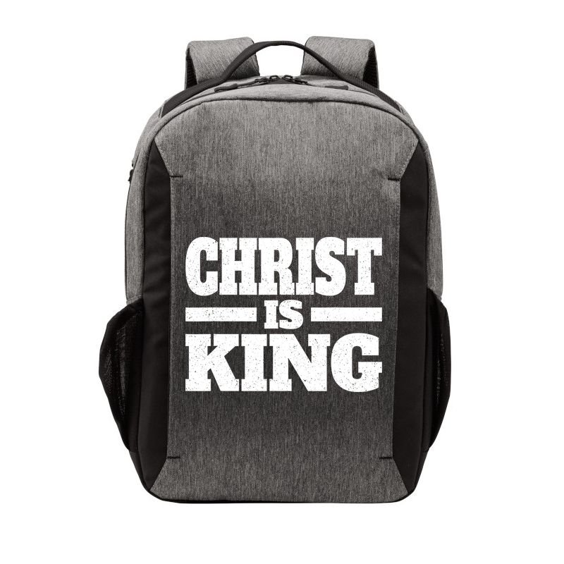 Christ Is King Jesus Is King Christian Faith Vector Backpack