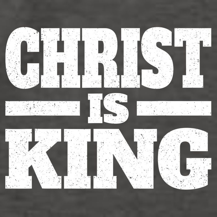 Christ Is King Jesus Is King Christian Faith Vector Backpack