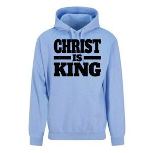 Christ Is King Jesus Is King Christian Faith Unisex Surf Hoodie