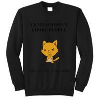Cat I Knit So I Don’T Save A Life Send Yarn Sweatshirt