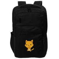 Cat I Knit So I Don’T Save A Life Send Yarn Impact Tech Backpack