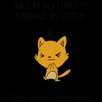 Cat I Knit So I Don’T Save A Life Send Yarn Sustainable Bucket Hat