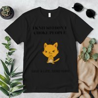 Cat I Knit So I Don’T Save A Life Send Yarn Premium T-Shirt