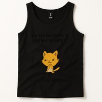 Cat I Knit So I Don’T Save A Life Send Yarn Tank Top