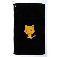 Cat I Knit So I Don’T Save A Life Send Yarn Golf Towel