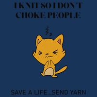 Cat I Knit So I Don’T Save A Life Send Yarn Infant Baby Jersey Bodysuit