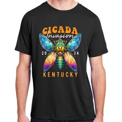 Cicada Invasion Kentucky 2024 Insect Broods Xix And Xiii Adult ChromaSoft Performance T-Shirt