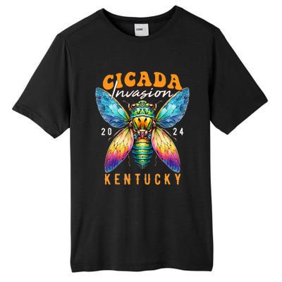 Cicada Invasion Kentucky 2024 Insect Broods Xix And Xiii Tall Fusion ChromaSoft Performance T-Shirt