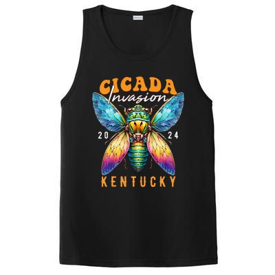 Cicada Invasion Kentucky 2024 Insect Broods Xix And Xiii PosiCharge Competitor Tank