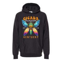 Cicada Invasion Kentucky 2024 Insect Broods Xix And Xiii Premium Hoodie