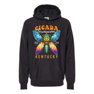 Cicada Invasion Kentucky 2024 Insect Broods Xix And Xiii Premium Hoodie