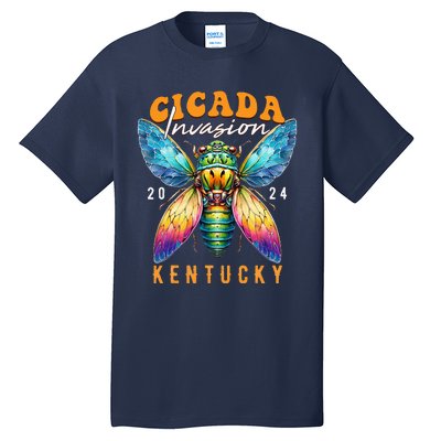 Cicada Invasion Kentucky 2024 Insect Broods Xix And Xiii Tall T-Shirt