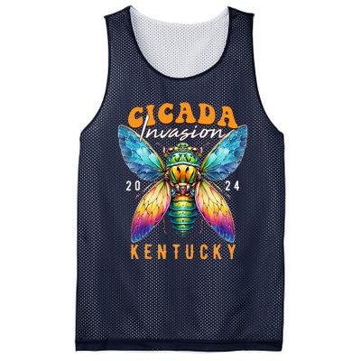 Cicada Invasion Kentucky 2024 Insect Broods Xix And Xiii Mesh Reversible Basketball Jersey Tank