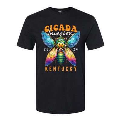 Cicada Invasion Kentucky 2024 Insect Broods Xix And Xiii Softstyle CVC T-Shirt