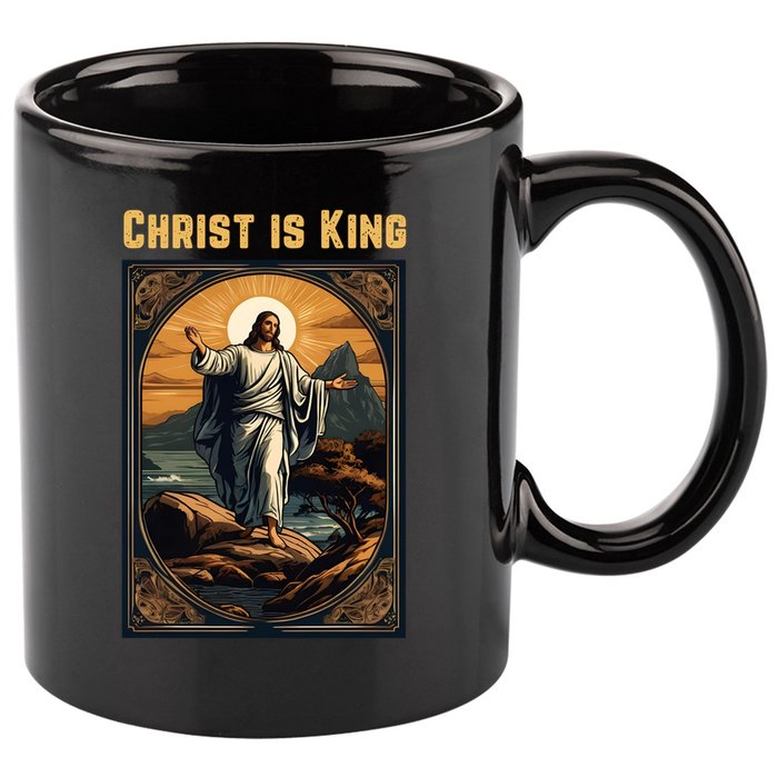 Christ is King Christian Easter 11oz C Handle Ceramic Mug