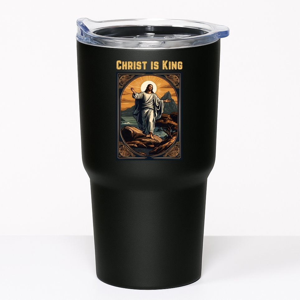 Christ is King Christian Easter Tumbler