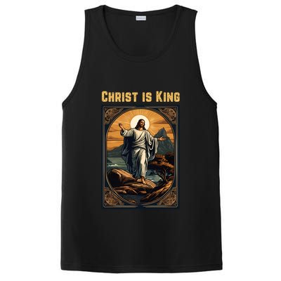 Christ is King Christian Easter PosiCharge Competitor Tank