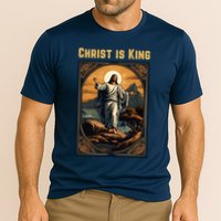 Christ is King Christian Easter Cooling Performance Crew T-Shirt