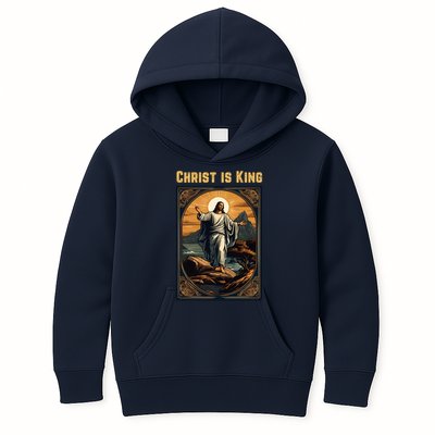 Christ is King Christian Easter Kids Hoodie
