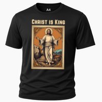 Christ is King Christian Easter Cooling Performance Crew T-Shirt