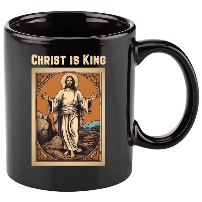 Christ is King Christian Easter 11oz C Handle Ceramic Mug