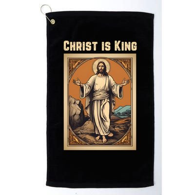 Christ is King Christian Easter Golf Towel
