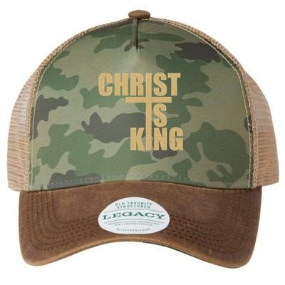 CHRIST IS KING JESUS IS KING Legacy Tie Dye Trucker Hat