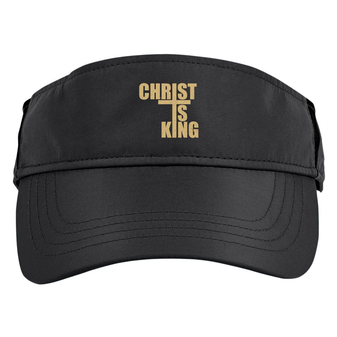 CHRIST IS KING JESUS IS KING Adult Drive Performance Visor