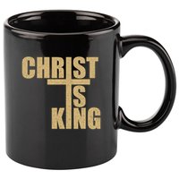 CHRIST IS KING JESUS IS KING 11oz C Handle Ceramic Mug