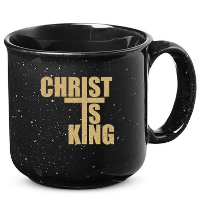 CHRIST IS KING JESUS IS KING 15oz Campfire Ceramic Mug