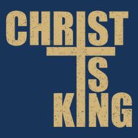 CHRIST IS KING JESUS IS KING Short Acrylic Beanie