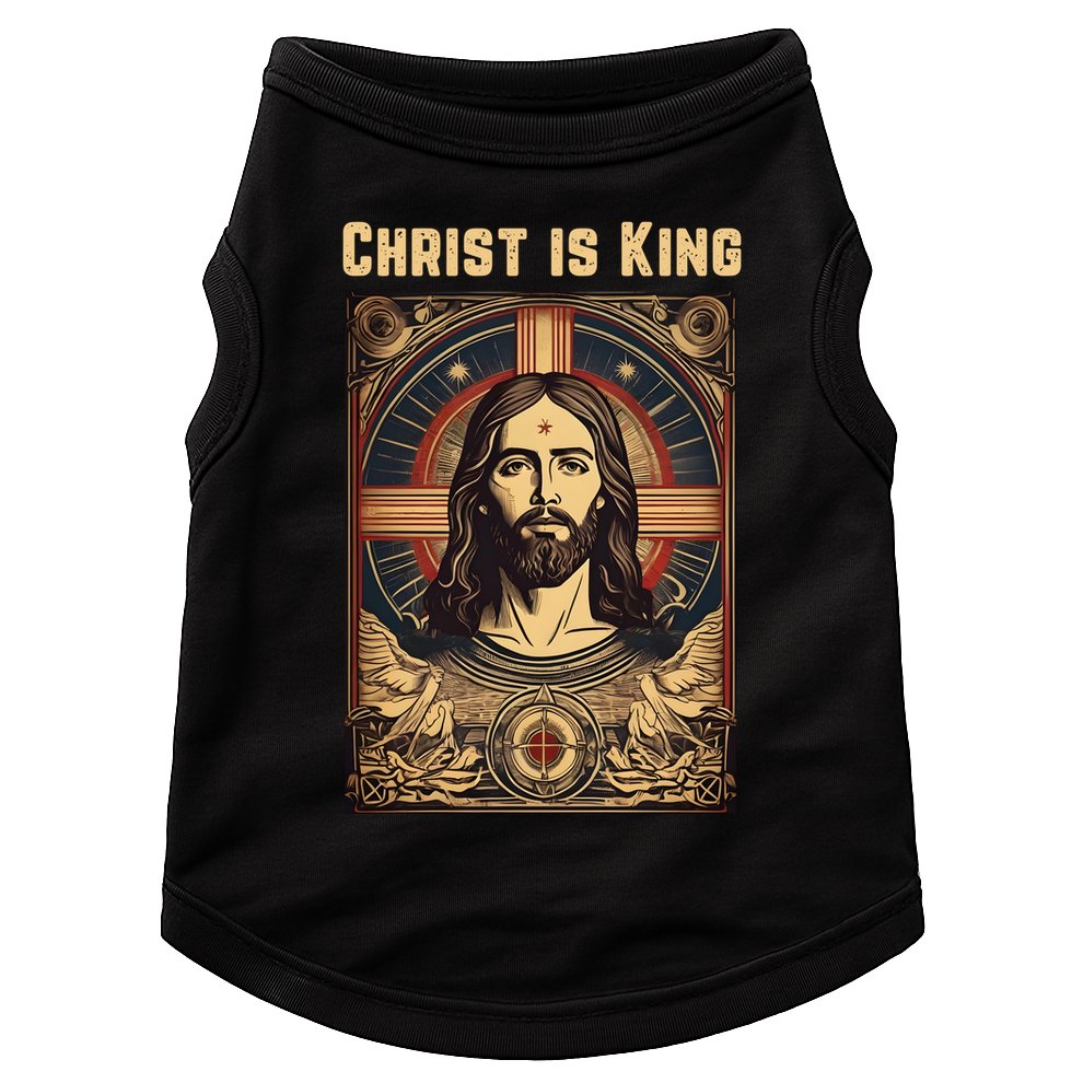 Christ is King Christian Easter Doggie Tank