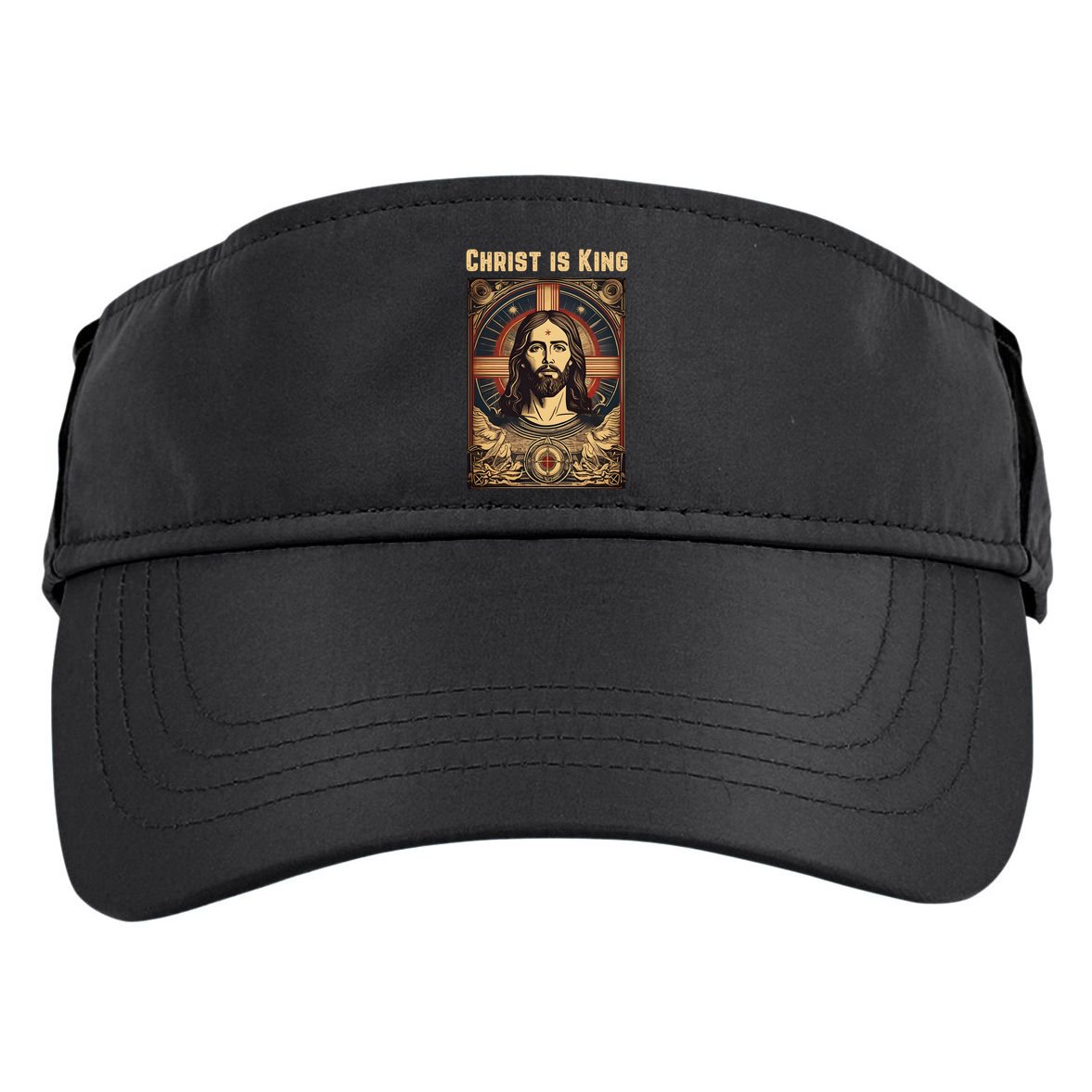 Christ is King Christian Easter Adult Drive Performance Visor