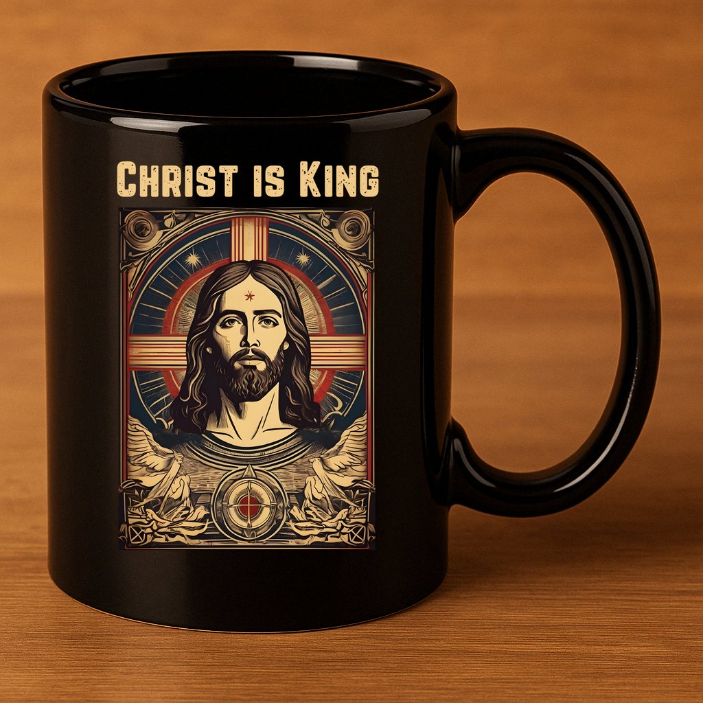 Christ is King Christian Easter 11oz C Handle Ceramic Mug
