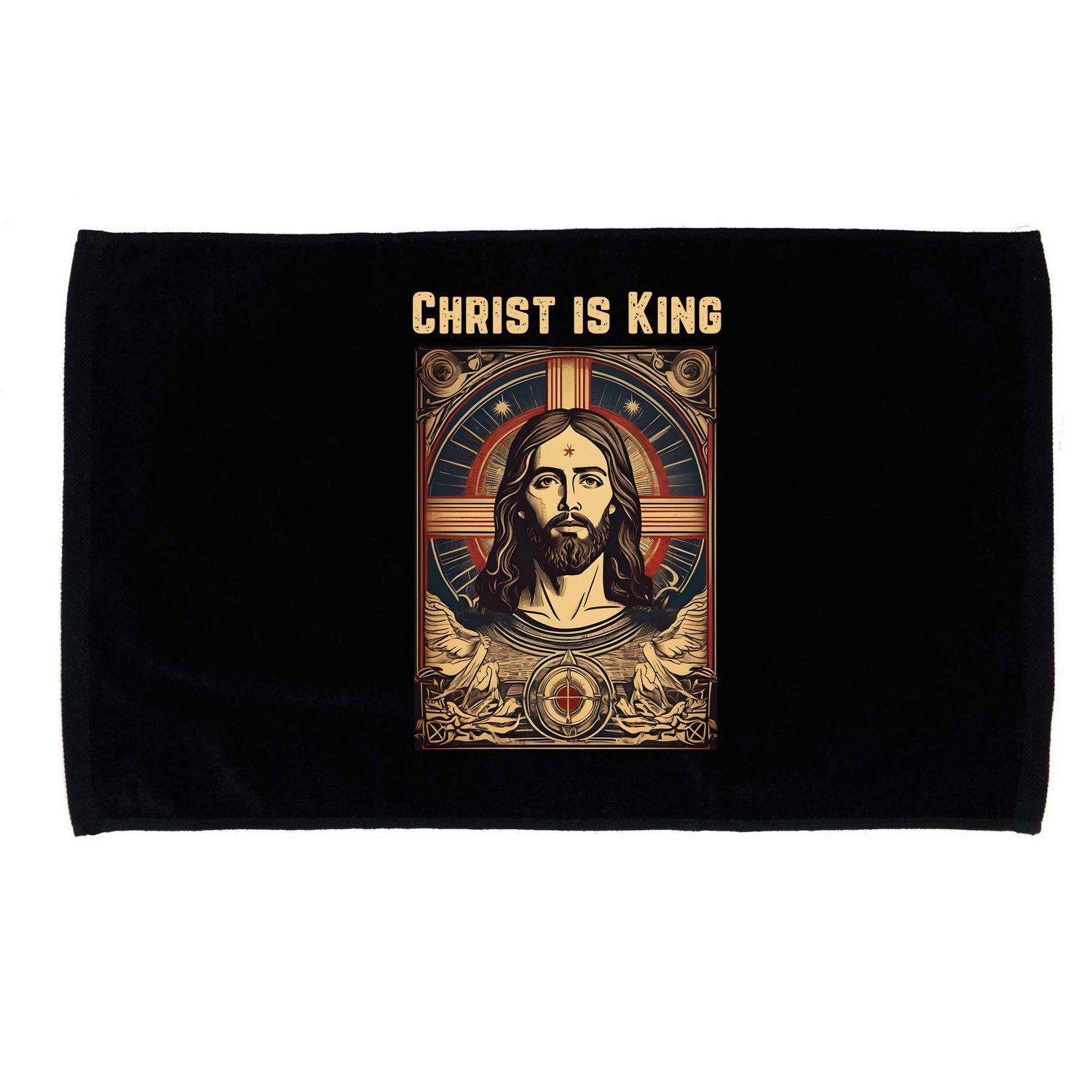 Christ is King Christian Easter Microfiber Hand Towel
