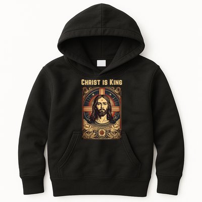 Christ is King Christian Easter Kids Hoodie