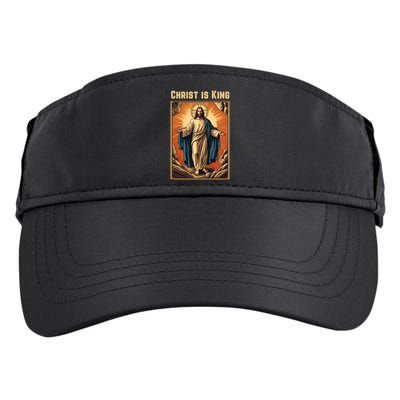 Christ is King Christian Easter Adult Drive Performance Visor